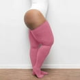 thumbnail image 5 of Guanyst Plus Size Thigh High Socks for Thick Thighs Women- Thigh Highs Widened Extra Long Thick Knit Socks Pink One Size, 5 of 6