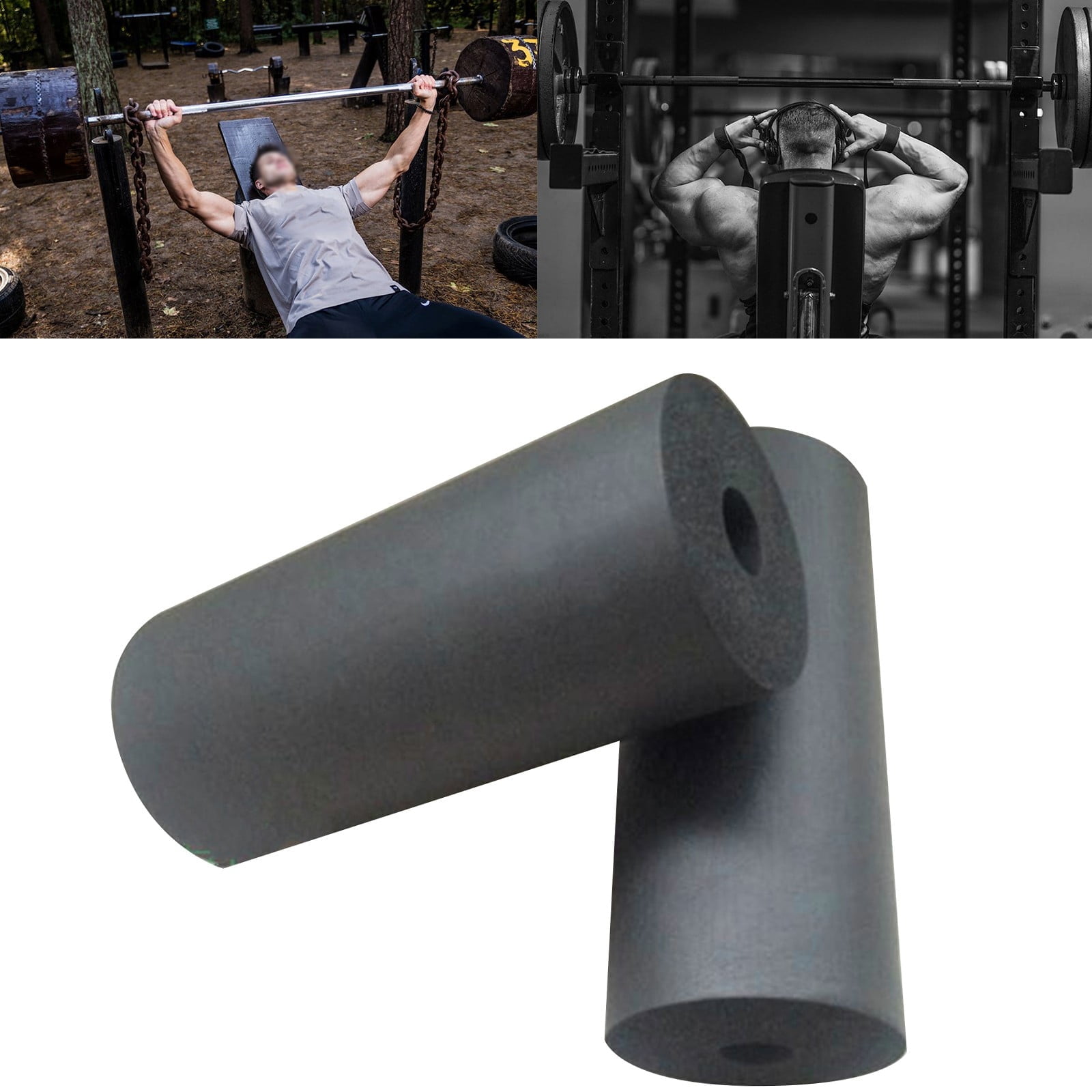 2PCS Foot Foam Pads Rollers Replacement for Leg Extension for Weight Bench