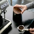thumbnail image 3 of Crema Coffee Products | The Arc Knock Box | Black & Walnut | Wood & Plastic Material, 3 of 5