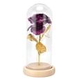 thumbnail image 2 of Adorno de rosa de jabón, flor de jabón con decoración de flores artificiales de cristal, regalo de Festival, artesanía Superior, 2 of 13