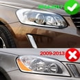 thumbnail image 2 of Pair Headlight Lens Cover For Volvo XC60 2014-2017 Clear Lampshade Left & Right Side, 2 of 11