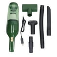 thumbnail image 1 of Aspiradora inalámbrica con gran succión, 4000 mAh, carga rápida, bajo nivel de ruido, eléctrica, para uso en la oficina o en el coche, color verde., 1 of 14