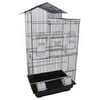 Ymlgroup 6894 3 by 8" Bar Spacing Villa Top Small Bird Cage - 18"x14" in Black