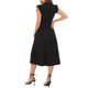 thumbnail image 3 of INSPIRE CHIC Vestidos Midi para Mujeres con Cuello Alto y Manga Corta con Volantes M Negro, 3 of 6