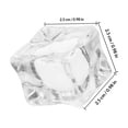 thumbnail image 2 of WEUVEB 20Ud Cubos De Hielo Artificial Transparente Para De Jarras Y Barras En Fiestas, 2 of 6
