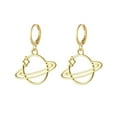 thumbnail image 4 of Xihbxyly Pendientes de Perla Azul con Gotas de Aceite, Diseño de Aro Chapado En Oro, para Uso Diario, Incluye Caja de Regalo, Accesorio de Joyería Elegante para Mujeres y Adolescentes., 4 of 5