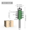 thumbnail image 2 of Leiwei Series Tungsten Steel Spiral Milling Cutter for Woodworking - 1/2 Inch Shank Yellow Titanium-Coated Router Bit, Ideal for Precision Carving, Engraving & Cutting with Durable Ultra-Hard Alloy, 2 of 6