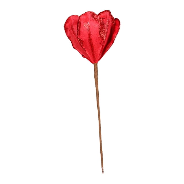 Adornos de flores artificiales para árbol de Navidad, guirnalda decorativa. Estilo A