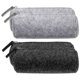 thumbnail image 2 of Versatile Stationery Pouch Essential Bag Wear-Resistant Felt Material 4Pcs, 2 of 5