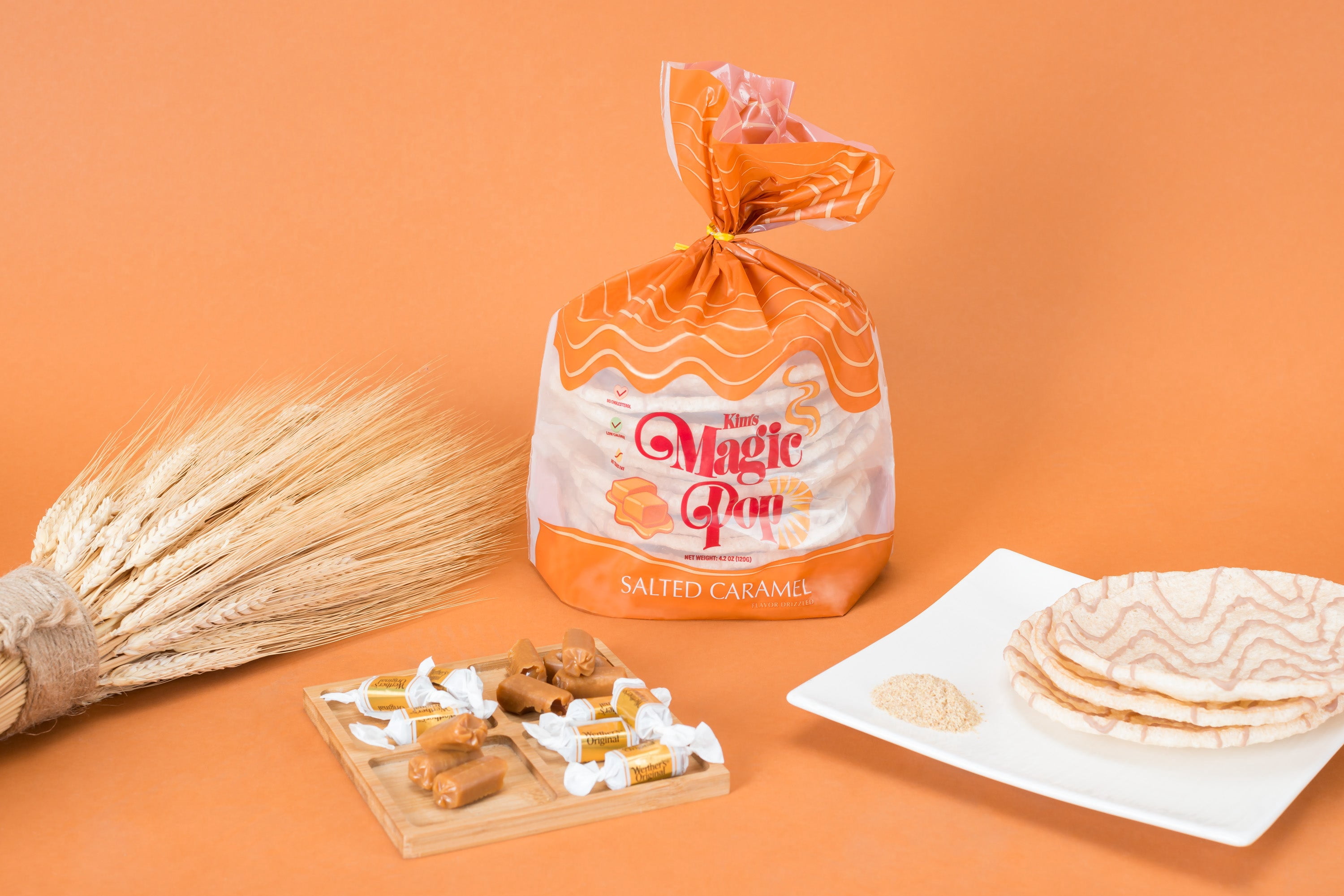 Kim's Magic Pop Salted Caramel Flavor 12 Bags