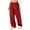 Wine, variant on Women's Sweatpants Winter High Waisted Sweat Pants Drawstring Baggy Jogger Pants for Casual and Sports Activities,Navy,M