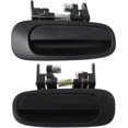thumbnail image 2 of For 98-02 Corolla Rear Black Outside Outer Exterior Door Handle Left Right PAIR, 2 of 5