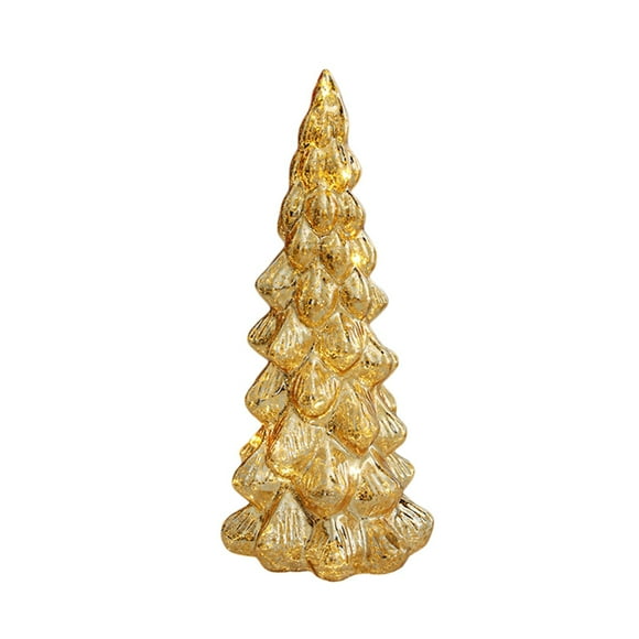 LED Illuminated Tower Desktop Ornament For Festive Home And Holiday Centerpiece Lighting