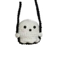 thumbnail image 2 of Handmade Crochet Halloween Rearview Mirror Ornament Mini Ghost & Pumpkin Hanging Decor,Adorable Car Interior Accessory For Fall & Spooky Season Hangs 2.36" New, 2 of 4