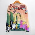 thumbnail image 2 of Adventure Time Sweater Long Sleeve Round Neck Pullover Jumper Fall Winter Clothes Print Tops Blouse S, 2 of 6