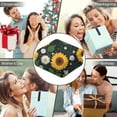 thumbnail image 2 of Wearable Blanket,DarkBlue Sunflower Bee Pattern Hooded Wearable Flannel Blanket for Adults & Teens,Winter Poncho Shawl Wrap Cape Cozy Anti-Pill,60"x80", 2 of 2