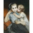 thumbnail image 2 of Thomas Couture 12x14 Black Ornate Wood Framed Double Matted Museum Art Print Titled: Sisters, 2 of 5