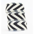 thumbnail image 3 of Rollo de listón AAYU de yute estampado chevron 15 m en total, 5 cm de ancho, paquete de 3, 3 of 4