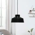 thumbnail image 5 of Home Decorative Lighting Industrial Barn Pendant, Black, 5 of 8