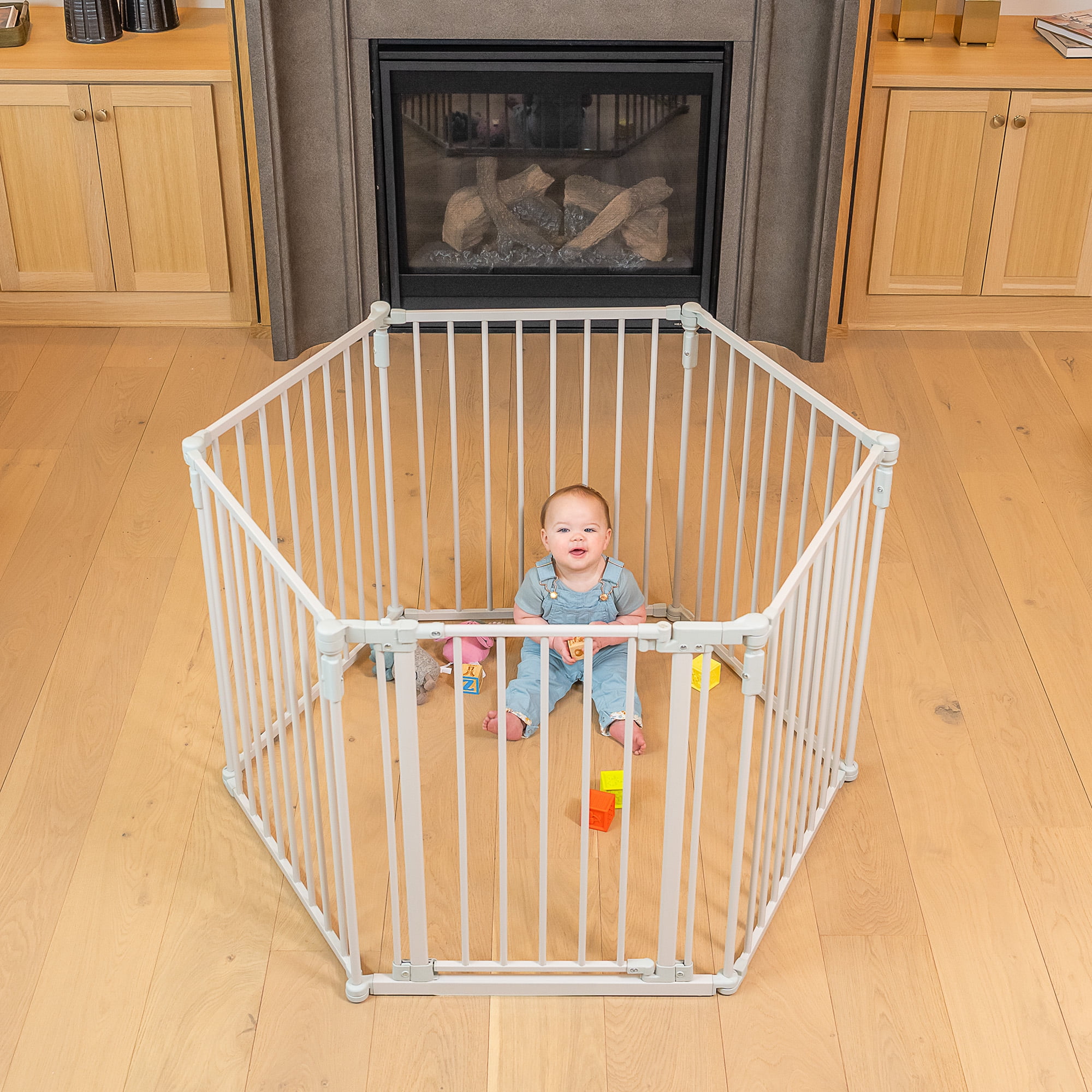 North States 3-in-1 Metal Superyard with Extension Kit