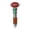 Rugby Ball, variant on Baseball Party Favors Sport Pen, 4-in-1 Multicolor Retractable Ballpoint Pen, Sports-Themed Fun Ballpoint Pen, 0.5mm Fine Point Smooth Writing Pen for Journaling, Note-Taking and Daily Use