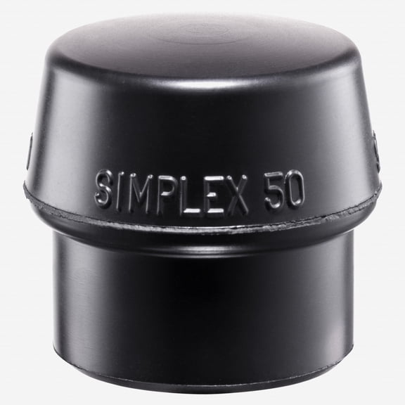 Halder Simplex Replacement Face Insert, Black Rubber, 3.15"