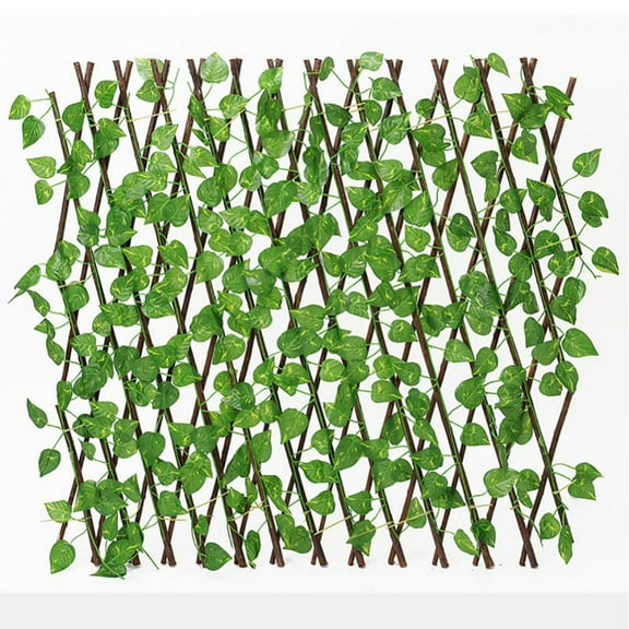 Artificial Ivy Privacy Fence Screen, Artificial Hedges Fence and Faux Ivy Vine Leaf Decoration for Outdoor Garden Decor