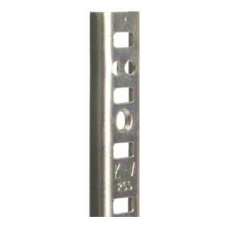 

Knape And Vogt 255 30 255 Series 30 Long Single Slotted Track Shelf Standard - Zinc