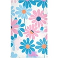 thumbnail image 2 of Dreamtimes Pink Blue Flowers Kitchen Towel, Dish Towels Quick Drying Tea Towels Absorbent Hand Towels for Kitchen Sink Dinner Table 28 x 18 Inches, Set of 4, 2 of 7