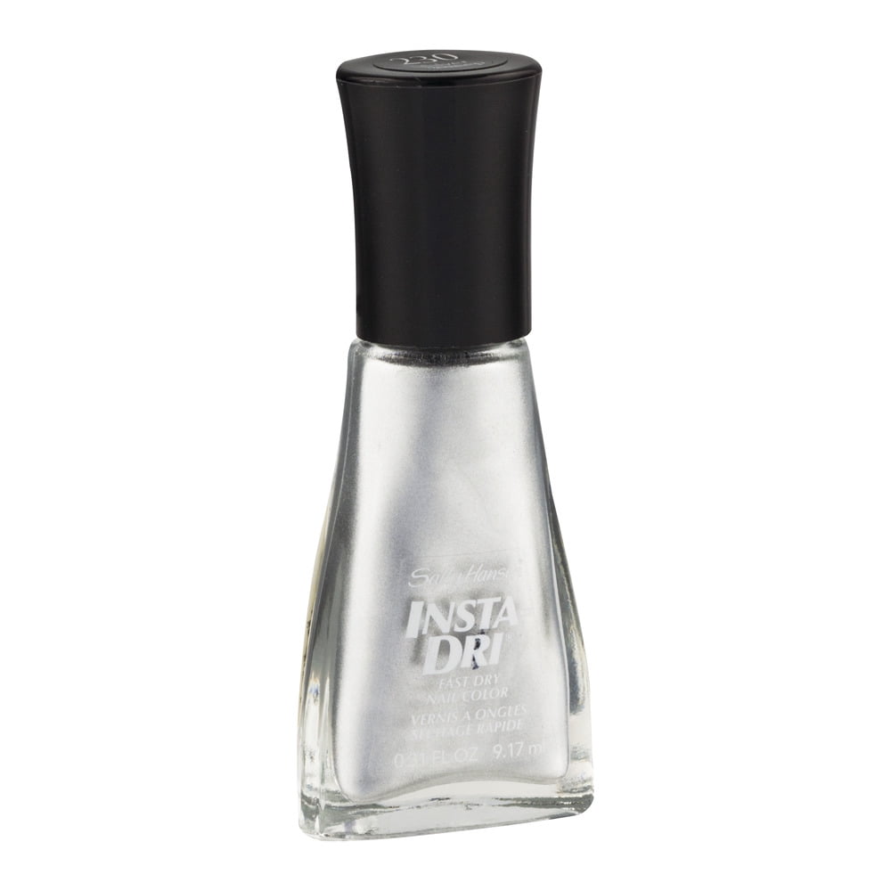 Sally Hansen Insta-Dri Nail Color, Silver Sweep, 0.31 Fl. Oz.