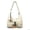 Cute Black Cat Floral, variant on Purple Floral Butterfly Padded Hobo Bag for Women,Lightweight Quilted Shoulder Crossbody Carryall Handbag with Adjustable Strap for Daily Commute Shopping