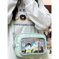 thumbnail image 3 of SPEKSEE Small Ita Bag Waterproof Women's Shoulder Bag Transparent Badge Display Bag, 3 of 9