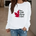 thumbnail image 2 of Durtebeua Women Oversized Crew Neck Sweatshirt Long Sleeve Shirts Crew Neck Sweatshirts Pullover Tops, 2 of 5