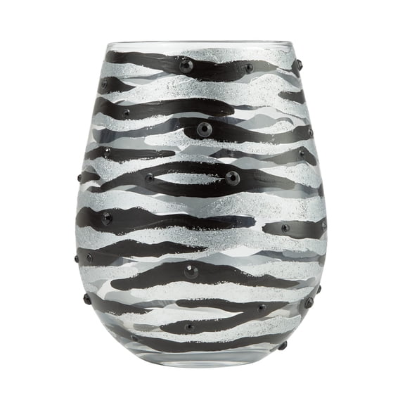 Enesco Lolita Sophisticated Safari Stemless Wine Glass