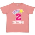 thumbnail image 3 of Inktastic 2nd Birthday 2 Year Old Girls Rainbow Star Girls Toddler T-Shirt, 3 of 5