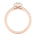 thumbnail image 4 of Imperial 3/4 Ct TDW Marquise Diamond Halo Engagement Ring in 10K Rose Gold (H-I, I2), 4 of 4