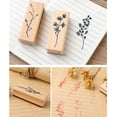 thumbnail image 6 of 8PCS Crafts Diy Arts Home Vintage Grass Plants Wooden Rubber Stamps Standard Stamp Scrapbooking 8PCS, 6 of 8