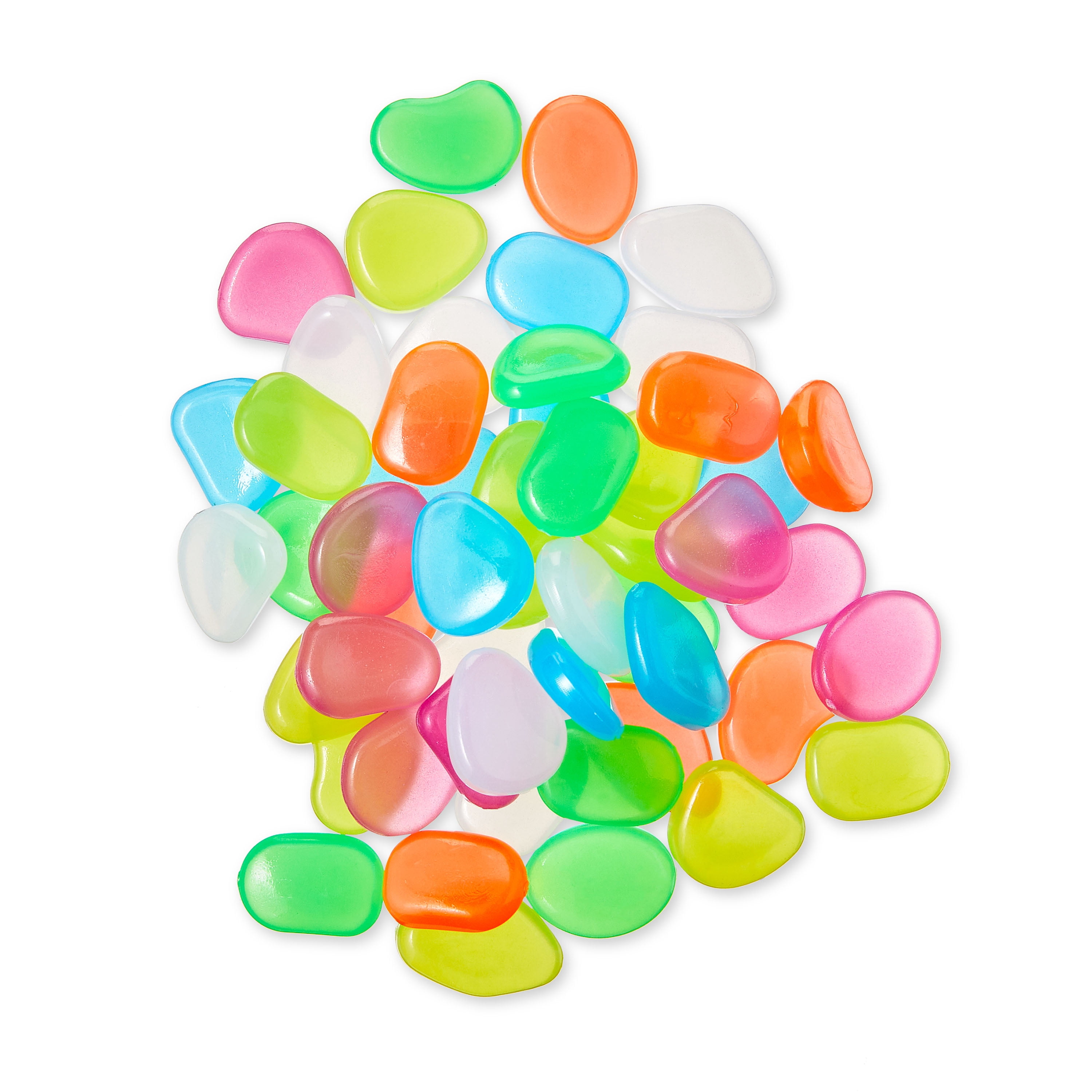 (4 pack) Vibrant Life Glow Stones Aquarium Decor, 3.5 oz
