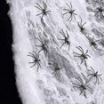thumbnail image 5 of Halloween Decorations Artificial Spider Web Super Stretch Cobwebs With Fake Spiders Scary Party Scene Decor Indoor Outdoor Props, 5 of 5