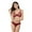 Wine red, variant on Varsbaby Women See-Through Lace Mesh Bra Transparent Sheer Bras Set for Women