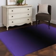thumbnail image 3 of 2.7x5 Area Rugs, Purple Black Ombre Non-Skid Rubber Backing Large Rectangle Rugs - Living Room Bedroom Home Office, Gradient Contemporary Abstract Art Indoor Floor Mat Carpets Washable Rug, 3 of 9