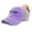 Lavender, variant on Womens Ponytail Cap Air Force Mom Embroidery Cotton Distressed Trucker Hats Strap Closure Black Design Only