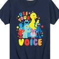 thumbnail image 3 of Sesame Street - Use Your Voice - Toddler and Youth Short Sleeve Graphic T-Shirt, 3 of 5