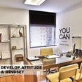 thumbnail image 2 of QTH Large You CAN End of Story Wall Decal Inspirational Wall Decal Motivational Office Decor Quote Inspired Motivated Positive Wall Art Vinyl Gym Sticker School Classroom Decor, 2 of 4