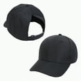 thumbnail image 3 of KPOPLK Kids Baseball Hat Visor Little Girl Sun Protection Hat Ponytail Hole Sun Hat Beach Sun Hat for Children(2-8 Years,Black), 3 of 6