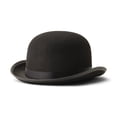 thumbnail image 2 of Dress-Up-America Derby Hat - Derby Bowler Hat - Black Bowler Hat Costume, 2 of 5