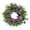 Purple, variant on CreativeArrowy Small Eucalyptus Garland 11.8in Artificial Wreath Leaves Plastic Model Silk Cloth Spring Simulation Grass Ring Door Decoration