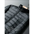 thumbnail image 2 of Men'S Down Jacket Coat Black 4xl, 2 of 4