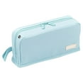 thumbnail image 2 of CoreLiving Pen Case Large Capacity Pencil Pouch 2 Compartments Pencil Pouch for Adults Pencil Bag with Zipper Multi-Compartment Pencil Pouch Heavy Duty Pen Holder for Office, 2 of 7
