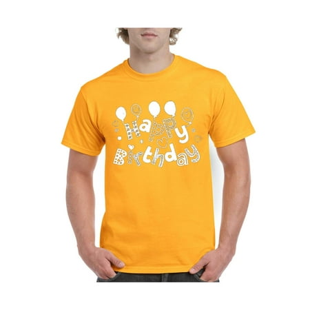 Happy Birthday Tie - Happy Birthday Gift Men's Short Sleeve T-Shirt